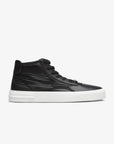 Sneakers altas negras de tela y piel unisex Untitled 8