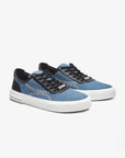 Sneakers azules y negras unisex Untitled 16 frontal