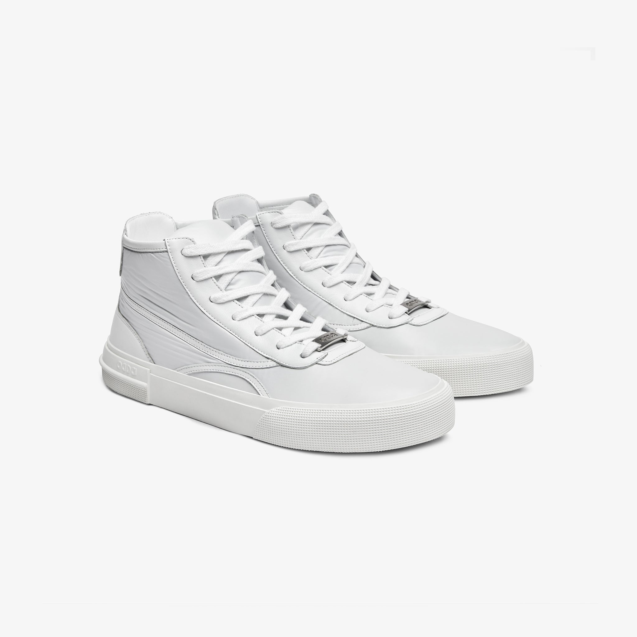 Zapatillas Blancas ODDA Sneakers Altas para Hombre y Mujer