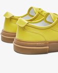 Zapatillas amarillas para mujer y hombre Untitled 30 talón