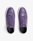 Sneakers altas moradas de piel unisex Untitled 12 cenital