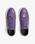 Sneakers altas moradas de piel unisex Untitled 12 cenital
