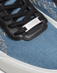 Sneakers azules y negras unisex Untitled 16 detalle