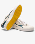 Sneakers elegantes unisex blancas y verdes Aurea