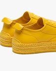 Sneakers amarillas elegantes de piel Brazil 55