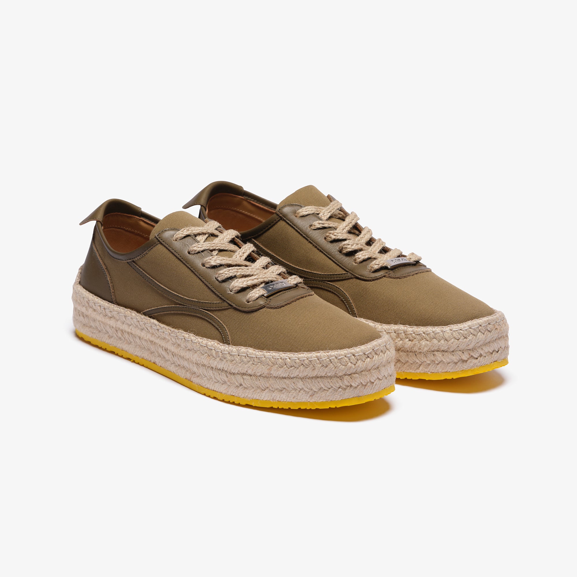 【PORTERNA】Sub Udi Sneakers Unisex Military Green Shoes | Jute Sneakers – ODDABrand
