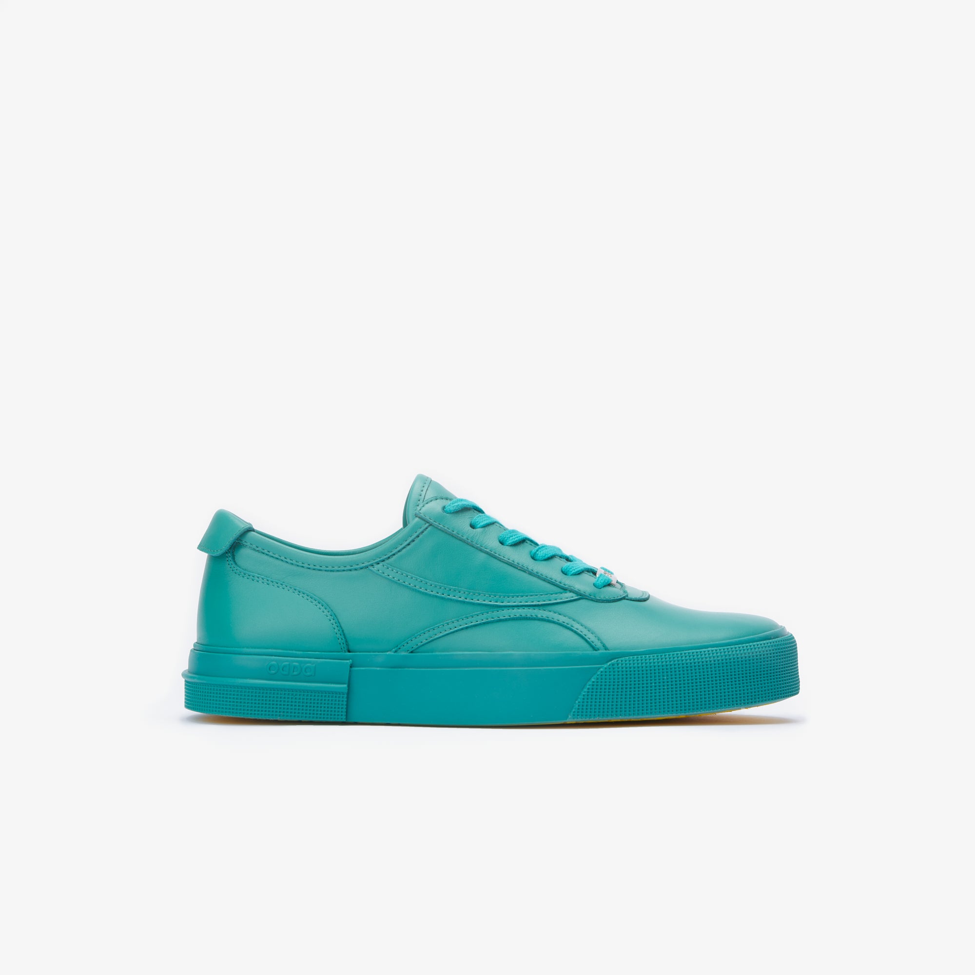 Unisex Turquoise Trainers ODDA Leather Snakers ODDABrand