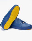 Sneakers in pelle blu da donna e da uomo Blu 480