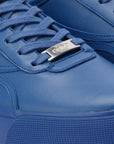 Sneakers in pelle blu da donna e da uomo Blu 480