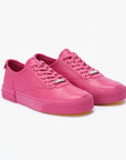 Pink leather sneakers unisex Pink 800