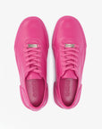 Pink leather sneakers unisex Pink 800