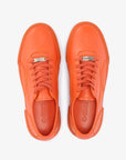 Sneakers elegantes de piel para mujer y hombre Orange 590
