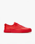 Red unisex leather sneakers Red 600