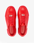 Zapatillas rojas de piel unisex Red 600