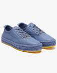 Blue leather sneakers for men and women Santorini 30