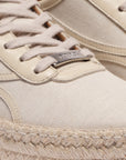 Beige fabric sneakers for men and women Sydney 128