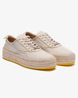 Beige fabric sneakers for men and women Sydney 128