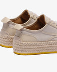 Beige fabric sneakers for men and women Sydney 128