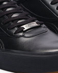 Sneakers negras de piel unisex Untitled origins black