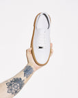 Zapatillas blancas de piel Untitled origins white
