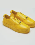 Sneakers amarillas elegantes de piel Brazil 55
