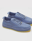 Sneakers azules de piel para hombre y mujer Santorini 30