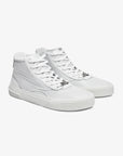 Zapatillas altas blancas de tela para hombre y mujer Untitled 10 frontal