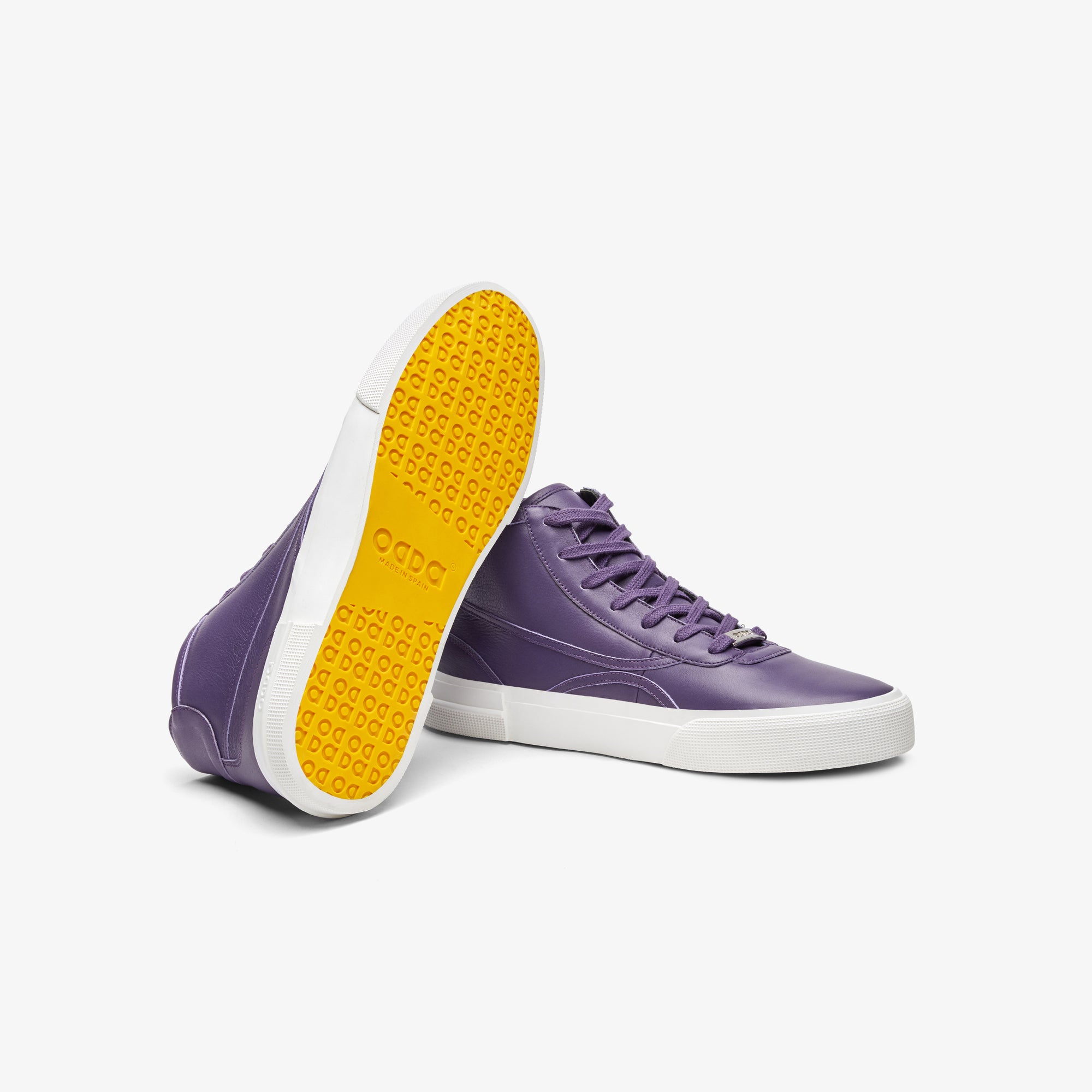 Sneakers altas moradas de piel unisex Untitled 12 suela