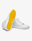 Zapatillas altas blancas de tela para hombre y mujer Untitled 10 suela
