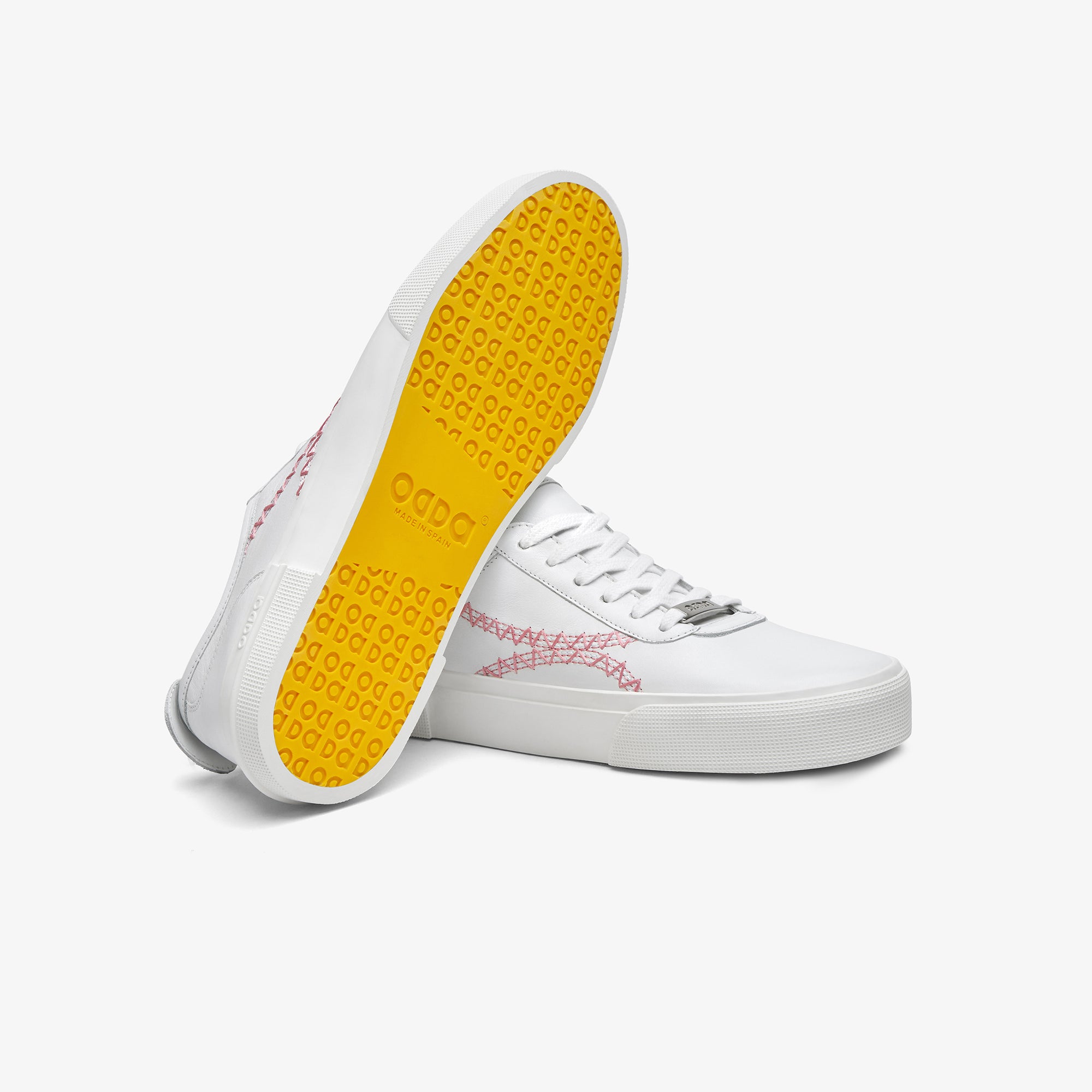 Zapatillas blancas y rosas para hombre y mujer Untitled 18 suela