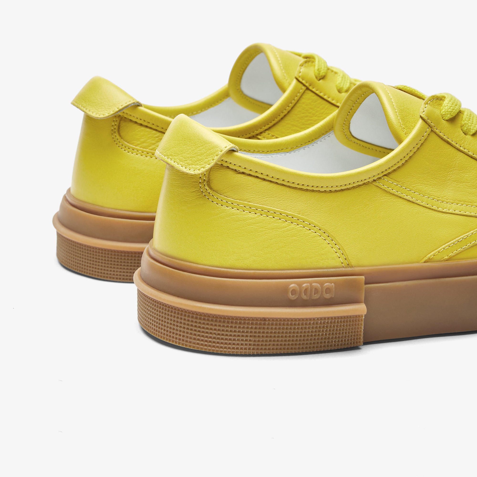 Zapatillas amarillas para mujer y hombre Untitled 30 talón