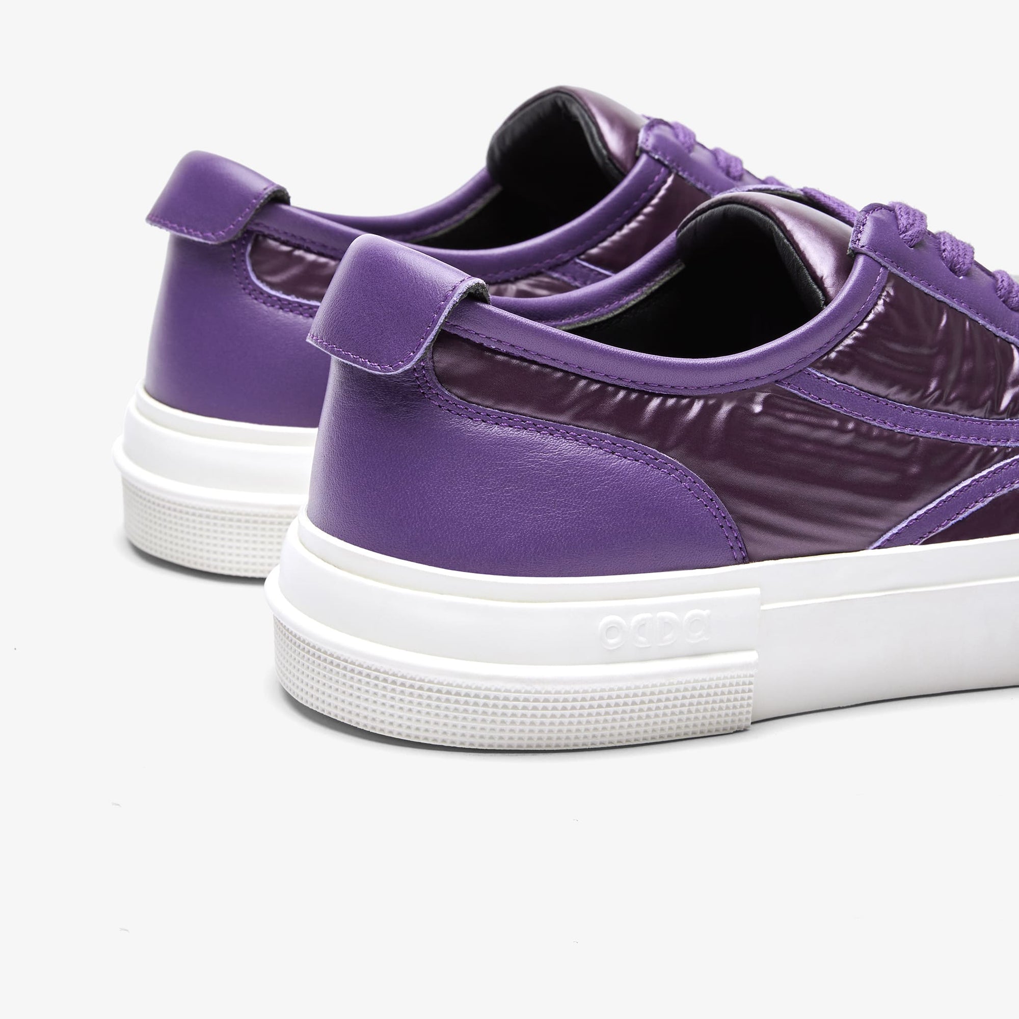 Zapatillas moradas de tela para mujer y hombre Untitled 6 talón