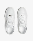 Zapatillas altas blancas de tela para hombre y mujer Untitled 10 cenital