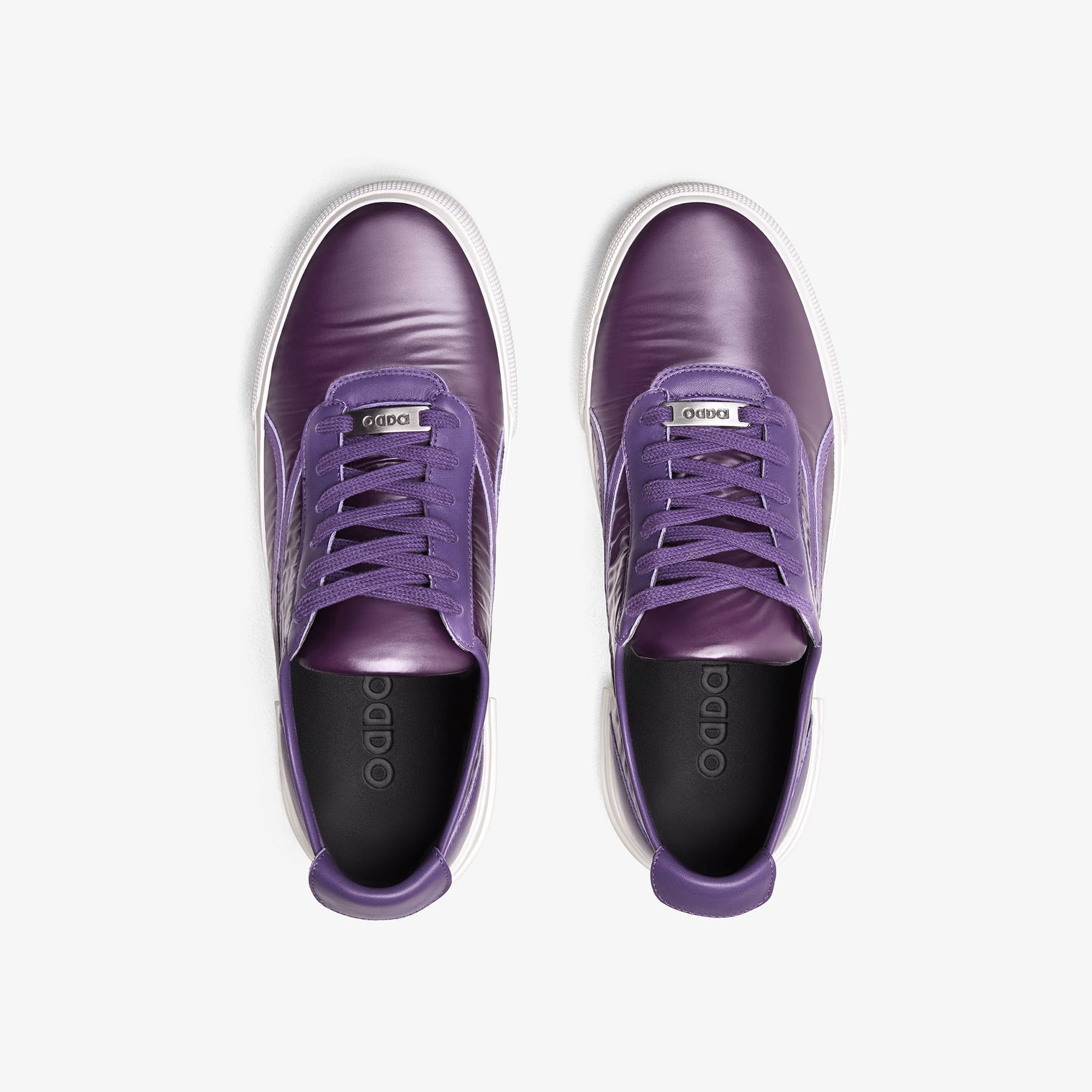 Zapatillas moradas de tela para mujer y hombre Untitled 6 cenital