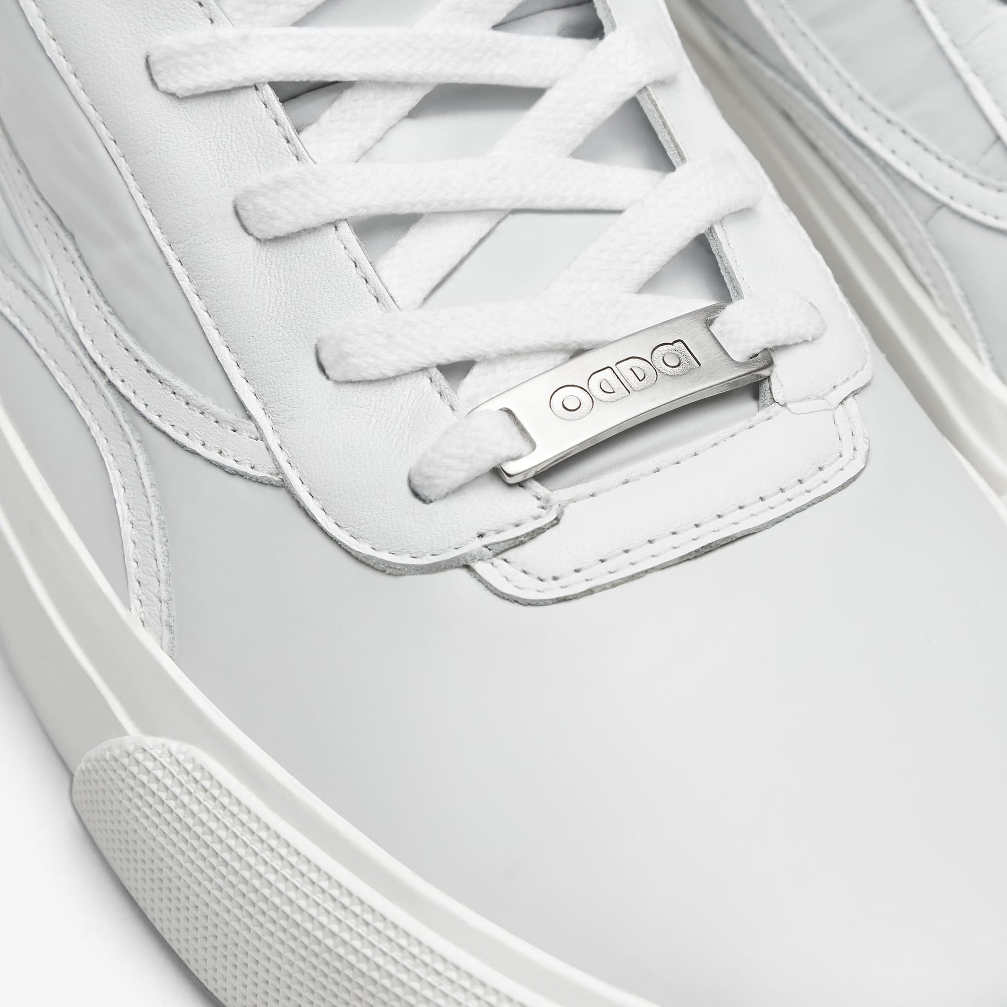 Zapatillas altas blancas de tela para hombre y mujer Untitled 10 detalle