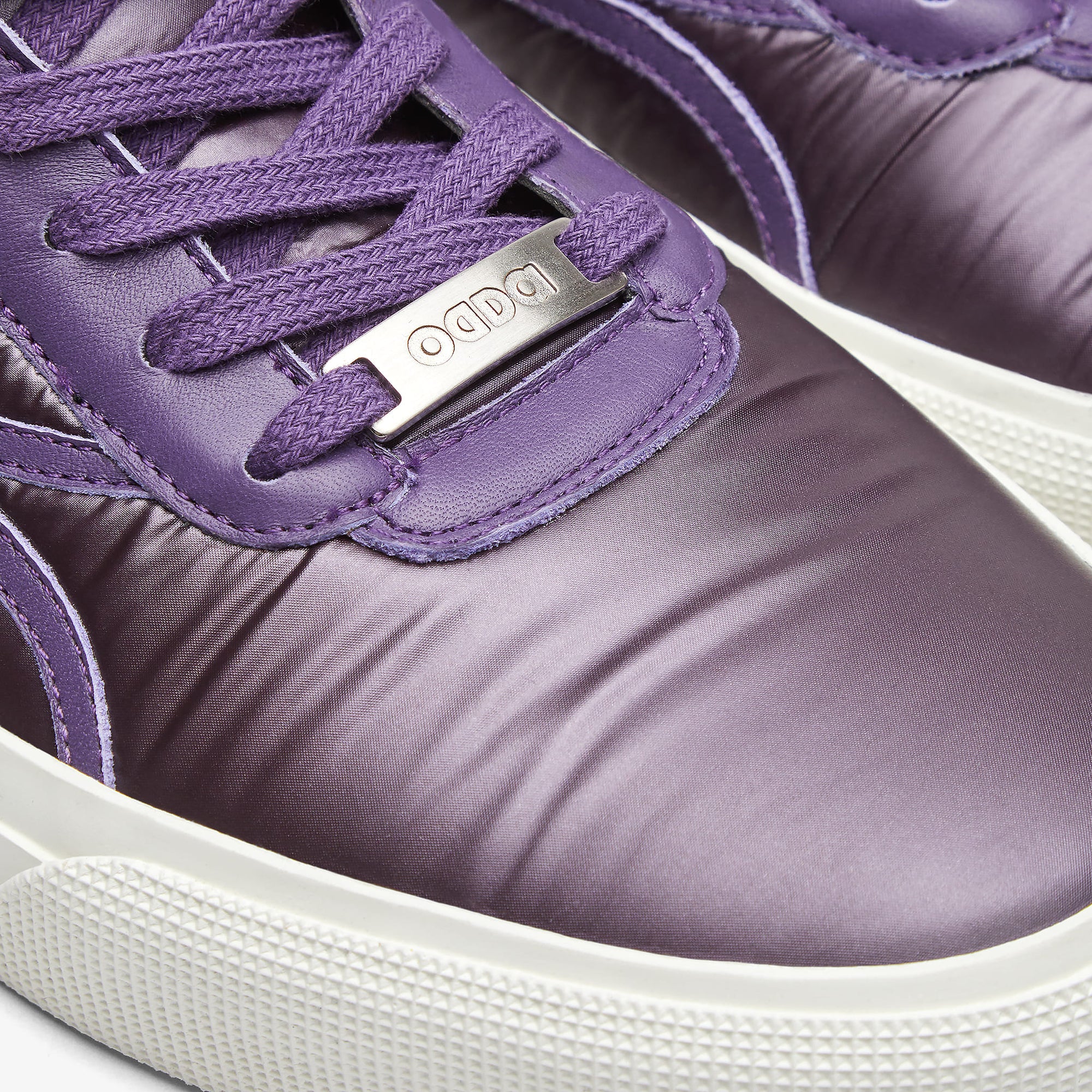 Zapatillas moradas de tela para mujer y hombre Untitled 6 detalle