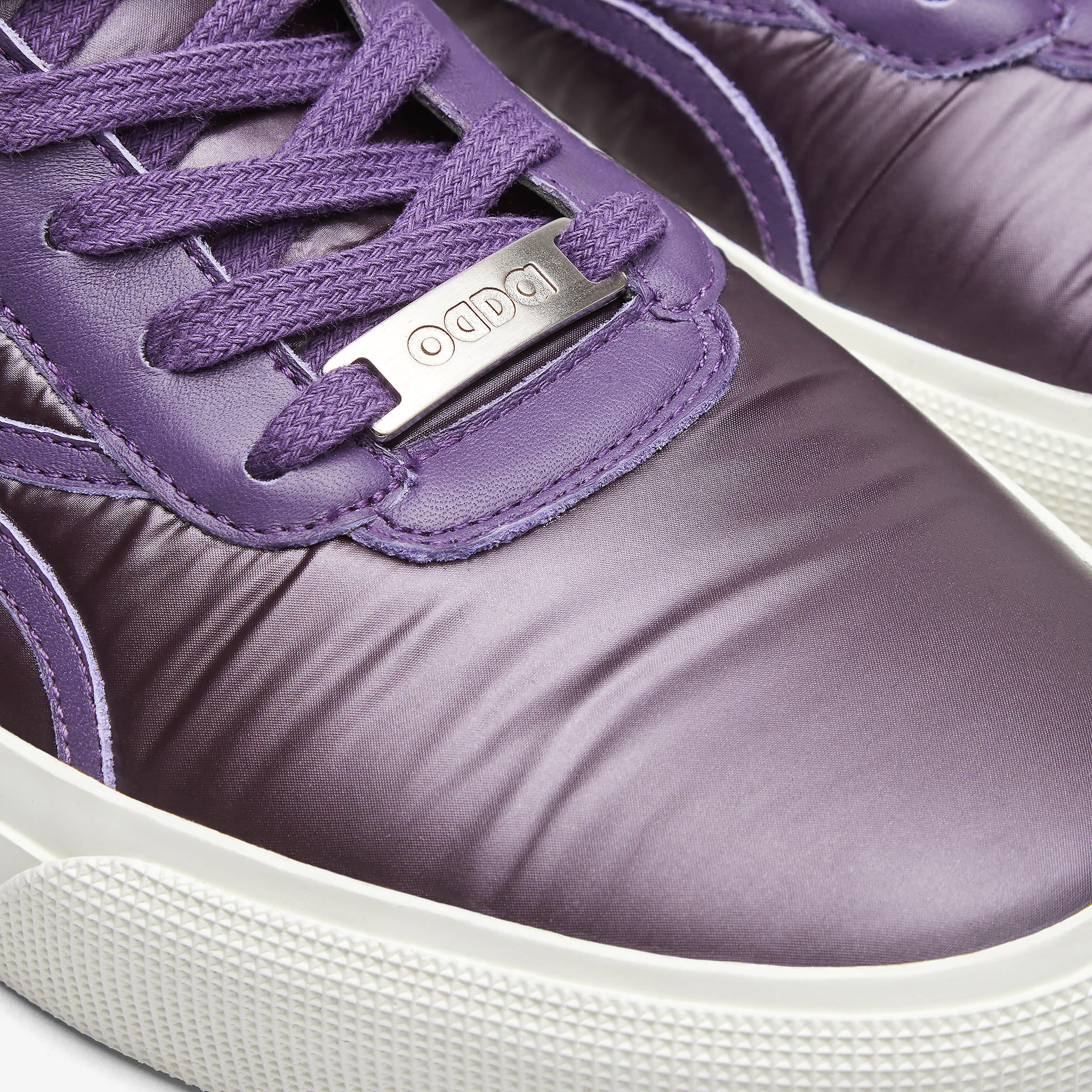 Zapatillas moradas de tela para mujer y hombre Untitled 6 detalle