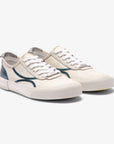 Eleganti sneakers bianche e verdi Aurea