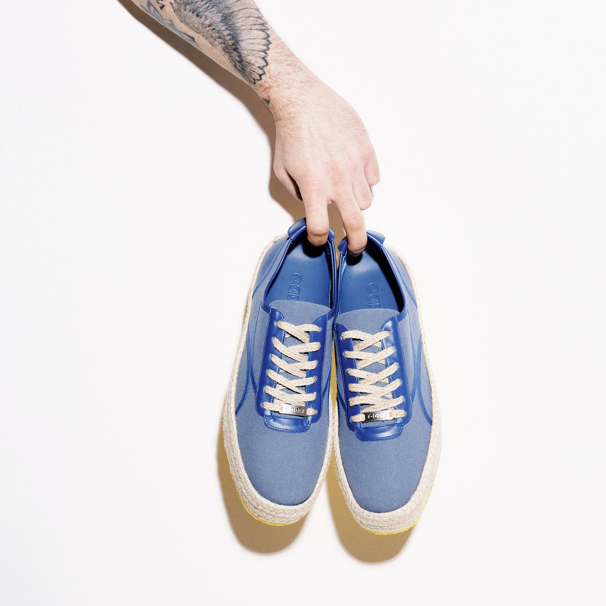 Blue fabric sneakers for men and women Bali 62