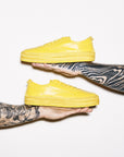 Stylish yellow leather sneakers Brazil 55