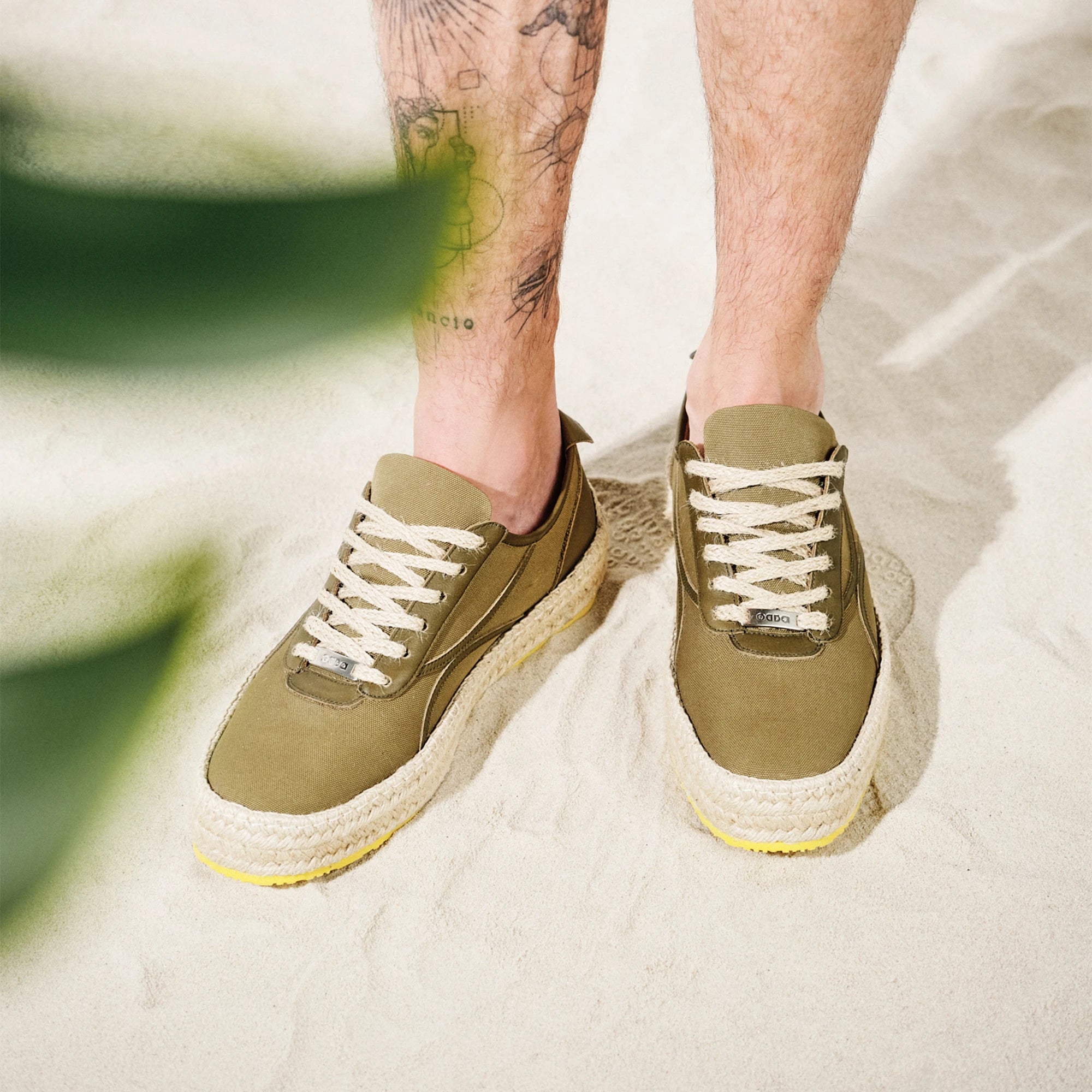 Green unisex sneakers Hawaii 808