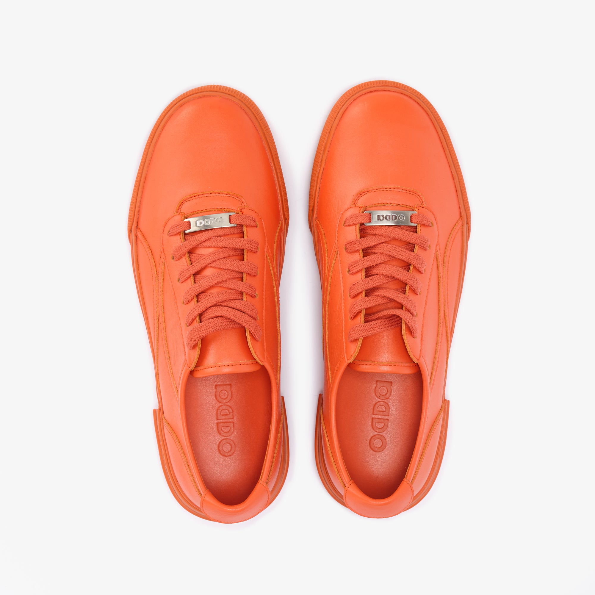 Red orange sneakers store