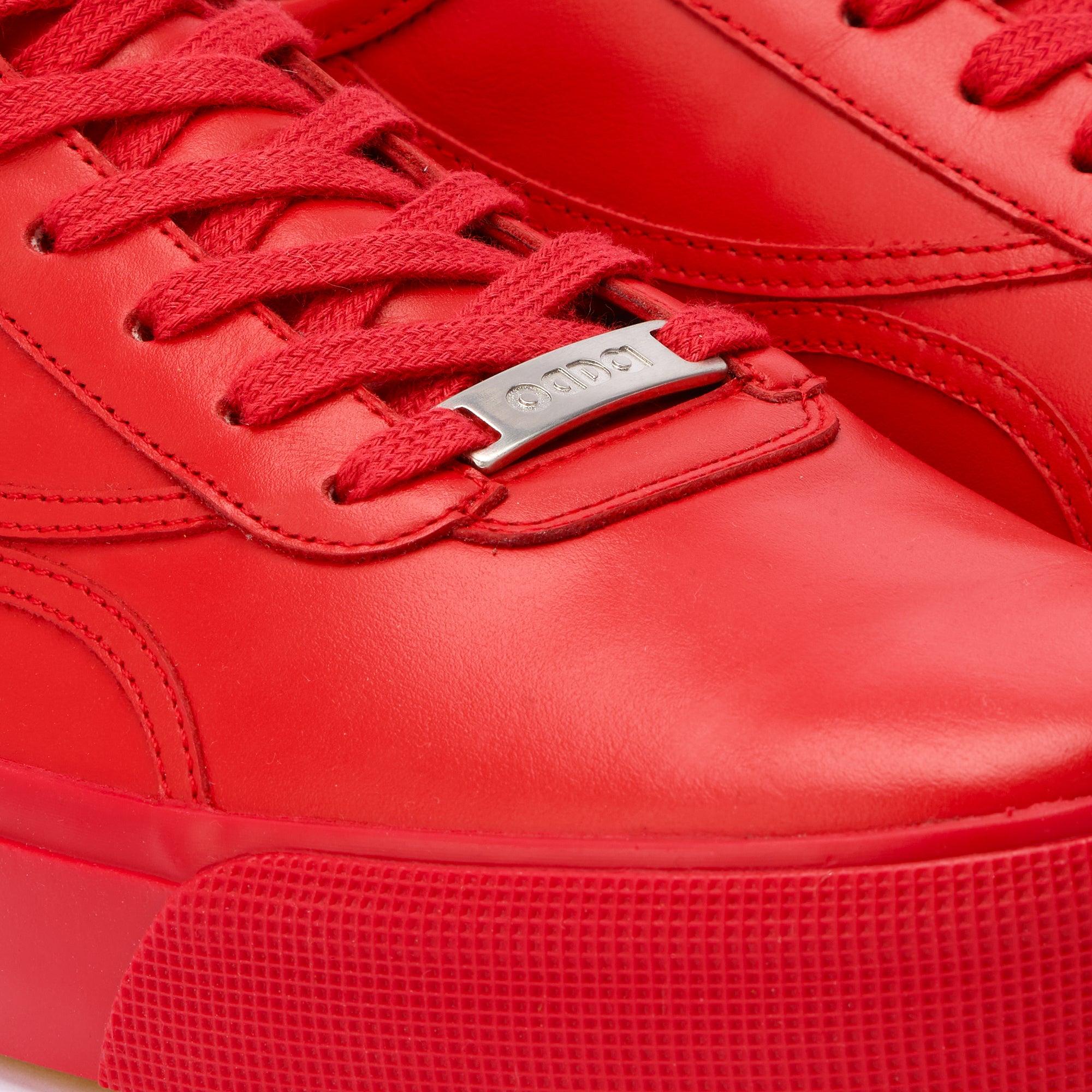 Zapatillas rojas de piel unisex Red 600 
