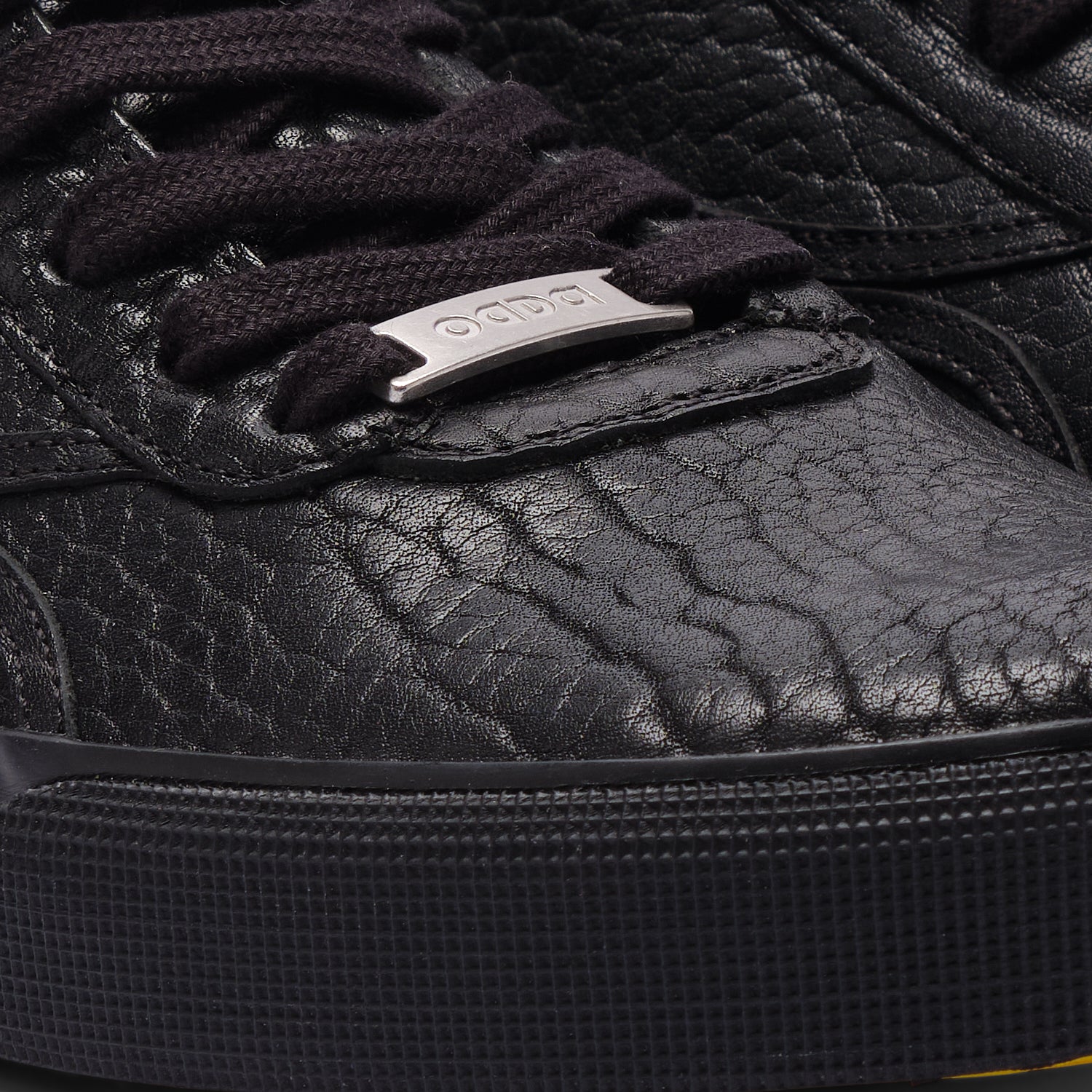 Zapatillas de piel negras para hombre y mujer Obsidian