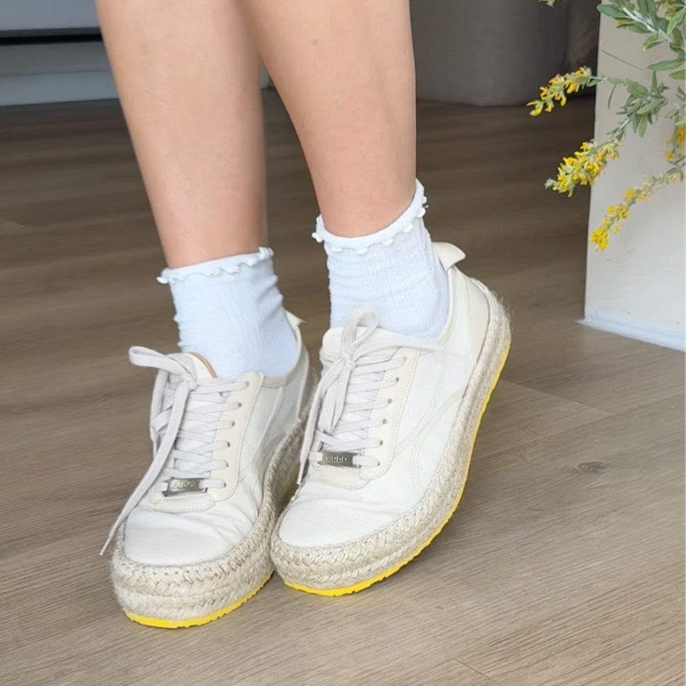 Sneakers in tessuto beige per uomo e donna Sydney 128